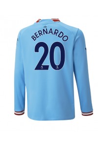 Manchester City Bernardo Silva #20 Voetbaltruitje Thuis tenue 2022-23 Lange Mouw